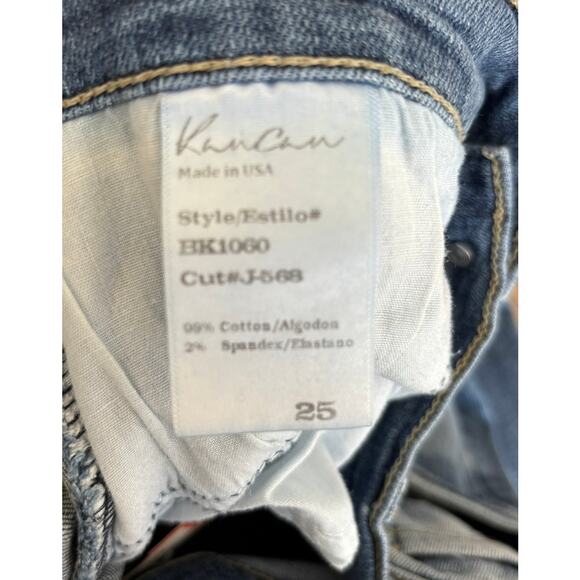 Kancan Women's Blue Distressed Jeans Size 2 #46009 - Picture 3 of 3